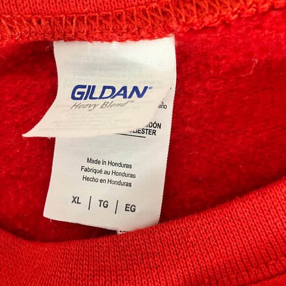 Kansas City Chiefs Patrick F%*#*%# Mahomes Crewneck Sweatshirt Red Size XL - Picture 4 of 7